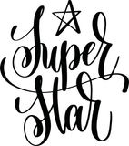 Super star Vinyl Wall Car Window Decal - Fusion Decals