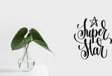 Super star Vinyl Wall Car Window Decal - Fusion Decals