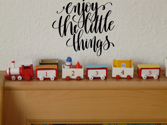 Enjoy the little things Vinyl Wall Car Window Decal - Fusion Decals
