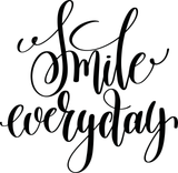 Smile everyday Vinyl Wall Car Window Decal - Fusion Decals