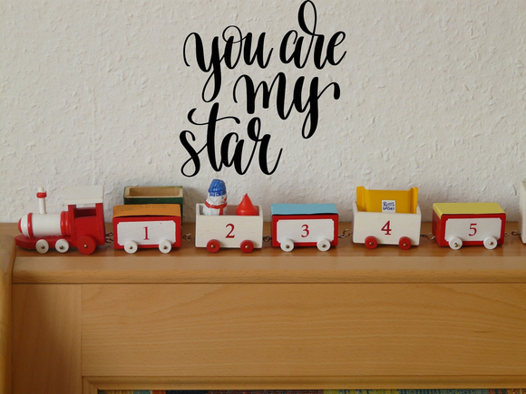 You are my star Vinyl Wall Car Window Decal - Fusion Decals
