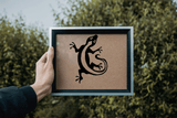 Lizard reptile creature style 1 Vinyl Wall Car Window Decal - Fusion Decals