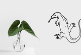 Lizard reptile creature style 12 Vinyl Wall Car Window Decal - Fusion Decals