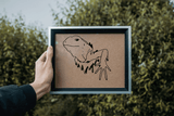 Lizard reptile creature style 199 Vinyl Wall Car Window Decal - Fusion Decals