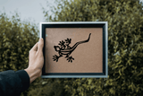 Lizard reptile creature style 208 Vinyl Wall Car Window Decal - Fusion Decals