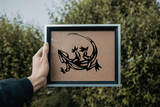 Lizard reptile creature style 229 Vinyl Wall Car Window Decal - Fusion Decals