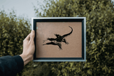Lizard reptile creature style 250 Vinyl Wall Car Window Decal - Fusion Decals