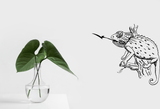 Lizard reptile creature style 254 Vinyl Wall Car Window Decal - Fusion Decals