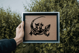 Lizard reptile creature style 258 Vinyl Wall Car Window Decal - Fusion Decals