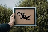 Lizard reptile creature style 3 Vinyl Wall Car Window Decal - Fusion Decals
