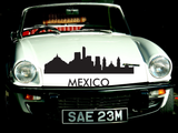 Mexico City Vinyl Wall Car Window Decal - Fusion Decals