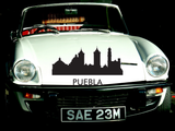 Puebla Mexico Vinyl Wall Car Window Decal - Fusion Decals