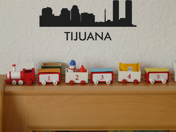 Tijuana Mexico Cityscapes Vinyl Wall Decal - Removable (Indoor) - Fusion Decals