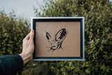 Alien And A Butterfly Vinyl Wall Decal - Removable (Indoor)