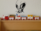 Alien And A Butterfly Vinyl Wall Decal - Removable (Indoor)