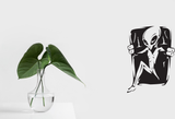 Alien And Ufo Style 45 Vinyl Wall Decal - Removable (Indoor)