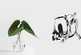 Alien Behind Bars Vinyl Wall Decal - Removable (Indoor)