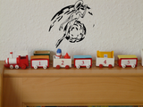 Alien And Ufo Style 50 Vinyl Wall Decal - Removable (Indoor)