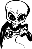 Alien And Ufo Style 67 Vinyl Wall Decal - Removable (Indoor)