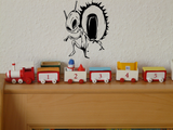 Alien And Liquir Vinyl Wall Decal - Removable (Indoor)