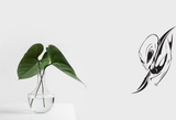 Alien Giving The Middle Finger Vinyl Wall Decal - Removable (Indoor)