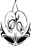 Alien And Ufo Style 79 Vinyl Wall Decal - Removable (Indoor)