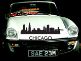 Chicago USA Vinyl Wall Car Window Decal - Fusion Decals