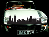 Chicago USA 2 Vinyl Wall Car Window Decal - Fusion Decals