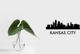 Kansas City USA Cityscapes Vinyl Wall Decal - Removable (Indoor) - Fusion Decals