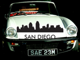 San Diego USA Vinyl Wall Car Window Decal - Fusion Decals