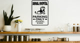 Animal Hospital Violators will be sprayed  - Car or Wall Decal - Fusion Decals