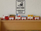Parking for Basset Hound Owners Only Sign  - Car or Wall Decal - Fusion Decals