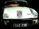 Parking for Dalmatian Owners Only Sign  - Car or Wall Decal - Fusion Decals