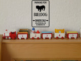 Parking for Bulldog Owners Only Sign  - Car or Wall Decal - Fusion Decals