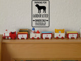 Parking for Gordon Setier Owners Only Sign  - Car or Wall Decal - Fusion Decals