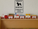 Parking for Bichon Frise Owners Only Sign  - Car or Wall Decal - Fusion Decals