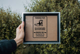 Parking for Bloodhound Owners Only Sign  - Car or Wall Decal - Fusion Decals