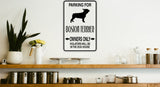 Parking for Boston Terrier Owners Only Sign  - Car or Wall Decal - Fusion Decals