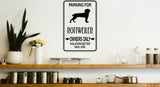 Parking for Rottweiler Owners Only Sign  - Car or Wall Decal - Fusion Decals