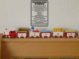 Application to date my daughter Sign  - Car or Wall Decal - Fusion Decals