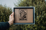 Oh look at the time Beer : 30 Sign  - Car or Wall Decal - Fusion Decals