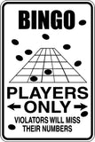Bingo Players Only Sign Vinyl Wall Decal - Fusion Decals