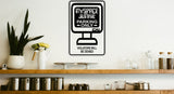 Myspace Junkie Parking Only Sign Vinyl Wall Decal - Fusion Decals