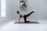 Pilates Parking Only Sign Vinyl Wall Decal - Fusion Decals