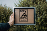 Pilates Parking Only Sign Vinyl Wall Decal - Fusion Decals