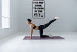 Its not rude to swim in the nude Sign Vinyl Wall Decal - Fusion Decals