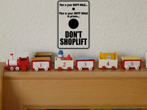 Do not Enter Dog does bite &amp; has killed Sign  - Car or Wall Decal - Fusion Decals