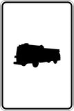 Save a firetruck ride a FIREMAN Sign Vinyl Wall Decal - Fusion Decals