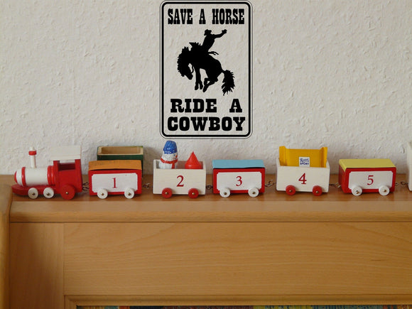 Its not rude to swim in the nude Sign  - Car or Wall Decal - Fusion Decals