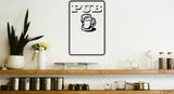 Pub Beer Mug Sign Vinyl Wall Decal - Fusion Decals